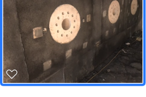 Burner section of Reheat Furnace - Cherry Hill, VA