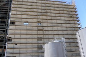 Siding scaffold