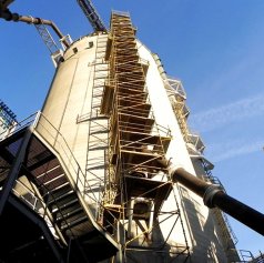 Silo scaffold